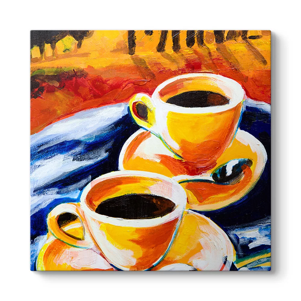 Çay Zamanı Tablosu - Model 3